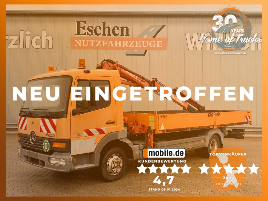 Mercedes-Benz 815 / Atlas-Faltkran - Planbil, Kranbil: bilde 1 Mercedes-Benz 815 / Atlas-Faltkran - Planbil, Kranbil: bilde 1