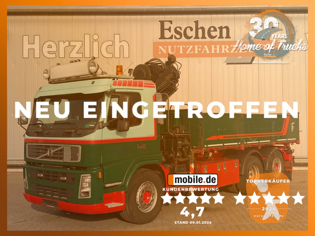 Volvo FM 340 6x2 / HIAB 144 E-3 DUO Faltkran - Tippbil, Kranbil: bilde 1 Volvo FM 340 6x2 / HIAB 144 E-3 DUO Faltkran - Tippbil, Kranbil: bilde 1