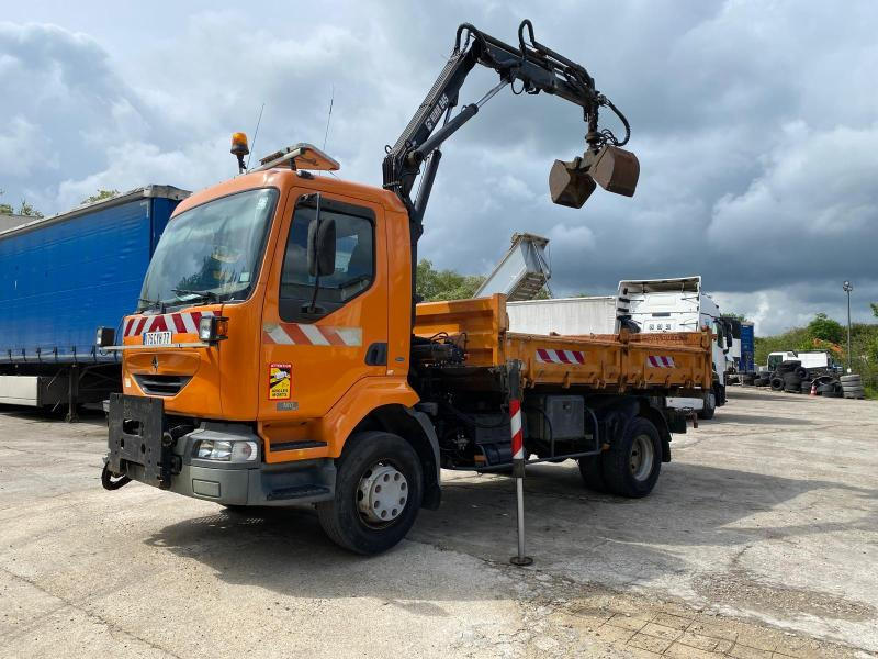 Renault Midlum 180 - Tippbil, Kranbil: bilde 4 Renault Midlum 180 - Tippbil, Kranbil: bilde 4