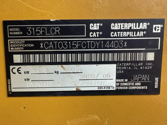 Cat 315 F LCR - Beltegraver: bilde 5 Cat 315 F LCR - Beltegraver: bilde 5