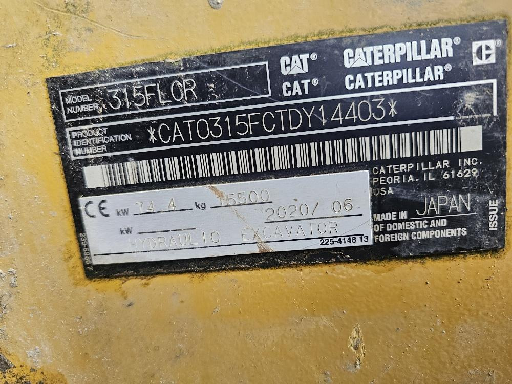 Cat 315 F LCR - Beltegraver: bilde 5 Cat 315 F LCR - Beltegraver: bilde 5