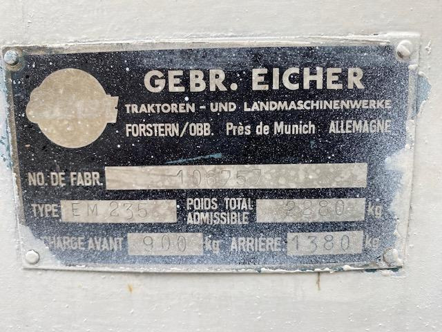 Eicher EM 235 Königtiger - Traktor: bilde 5 Eicher EM 235 Königtiger - Traktor: bilde 5