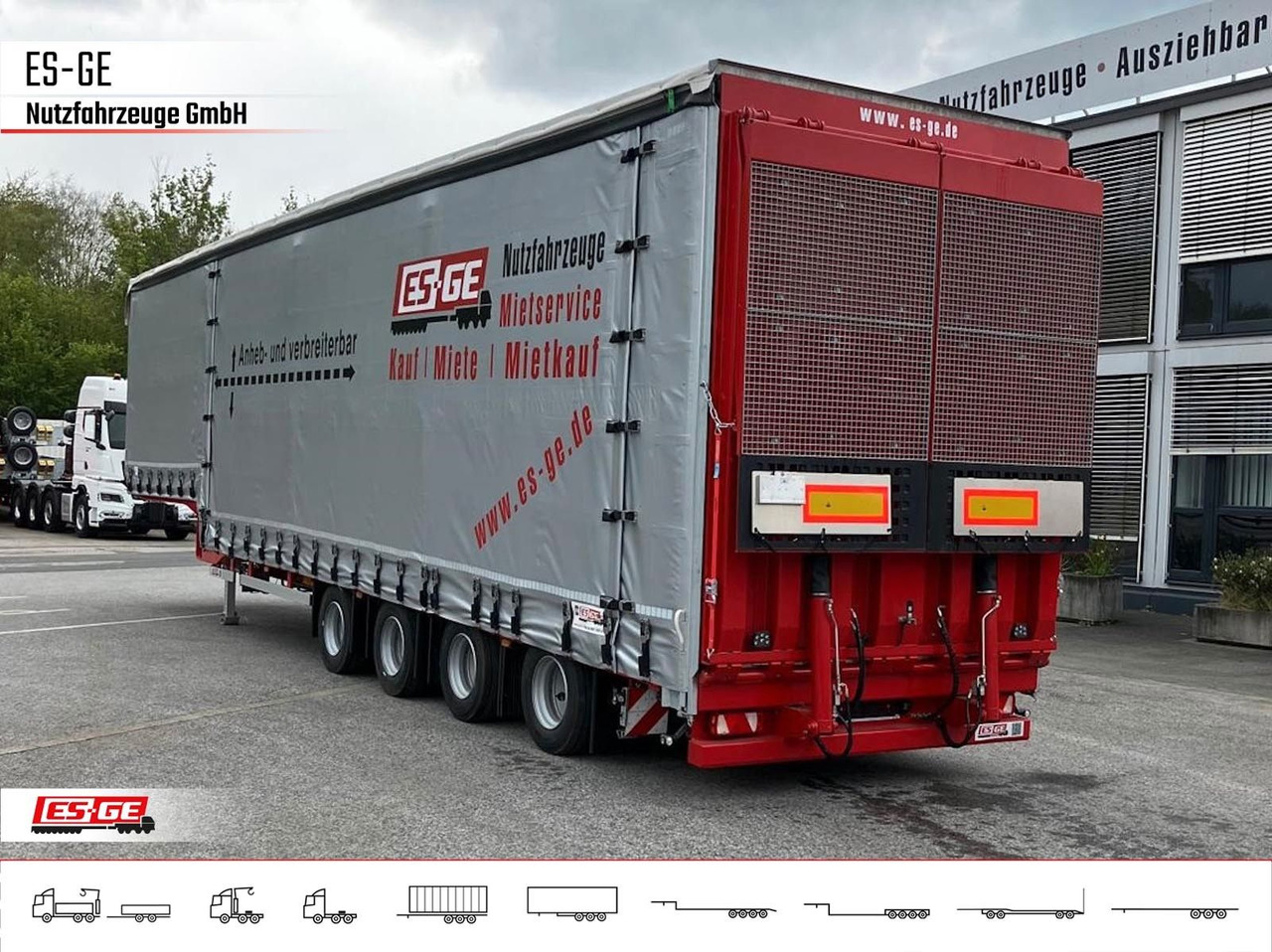 Dinkel 4-Achs-Jumbotieflader - doppelte Rampen Dinkel 4-Achs-Jumbotieflader - doppelte Rampen - Lavloader semitrailer: bilde 2 Dinkel 4-Achs-Jumbotieflader - doppelte Rampen Dinkel 4-Achs-Jumbotieflader - doppelte Rampen - Lavloader semitrailer: bilde 2