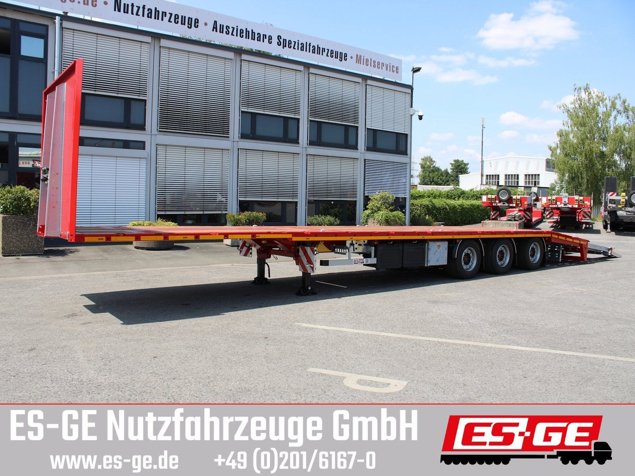 ES-GE 3-Achs Megatrailer, hydr. Heckabsenkung - Åpen semitrailer: bilde 2 ES-GE 3-Achs Megatrailer, hydr. Heckabsenkung - Åpen semitrailer: bilde 2