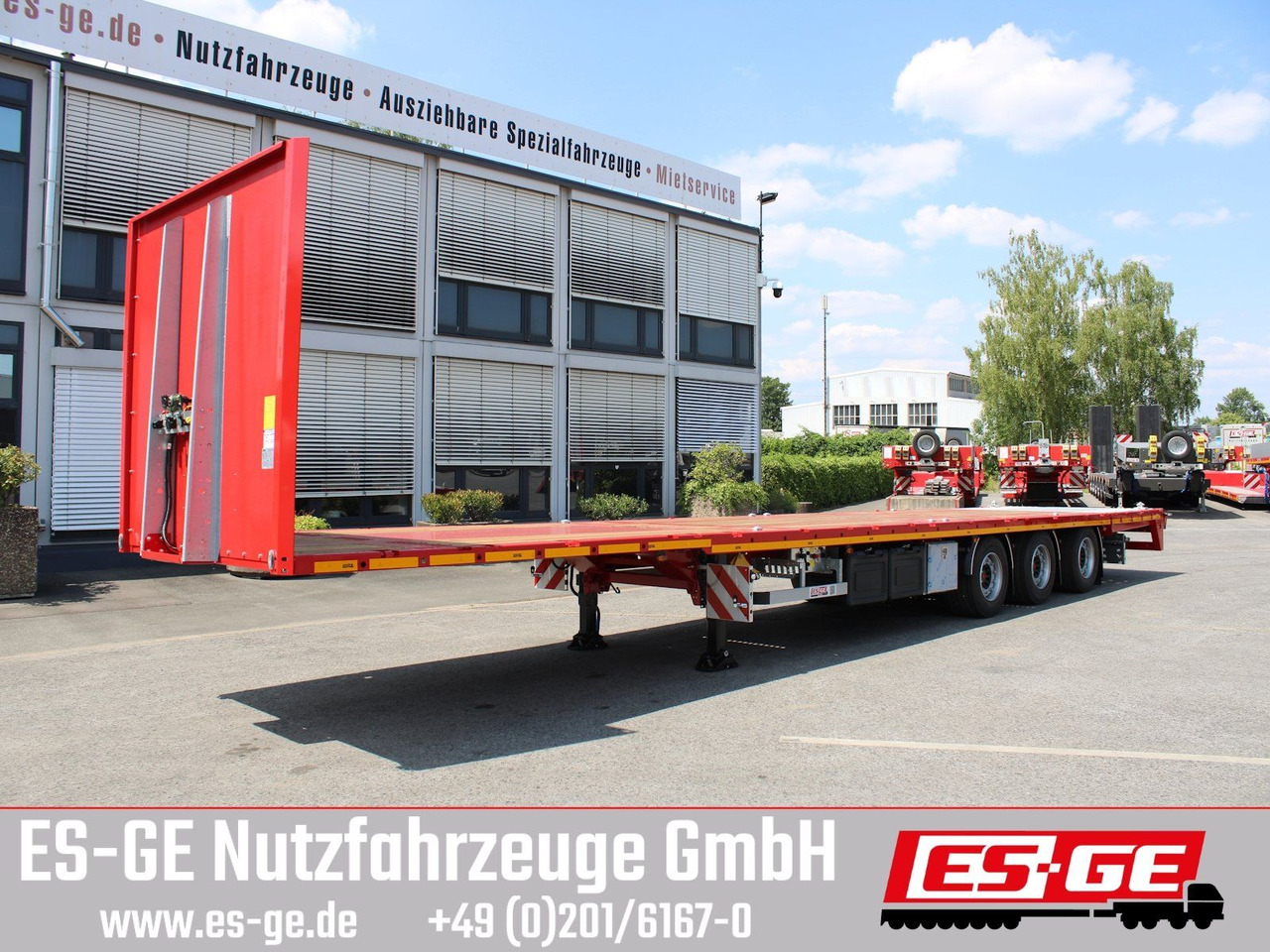 ES-GE 3-Achs Megatrailer, hydr. Heckabsenkung - Åpen semitrailer: bilde 4 ES-GE 3-Achs Megatrailer, hydr. Heckabsenkung - Åpen semitrailer: bilde 4