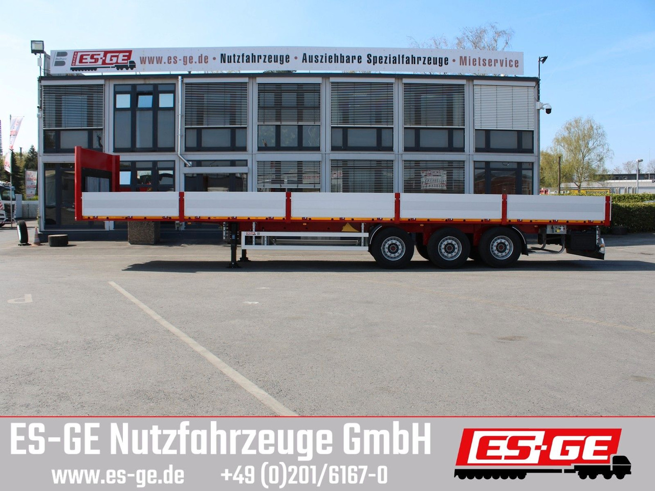 ES-GE 3-Achs Sattelanhänger -Bordwände - Åpen semitrailer: bilde 2 ES-GE 3-Achs Sattelanhänger -Bordwände - Åpen semitrailer: bilde 2