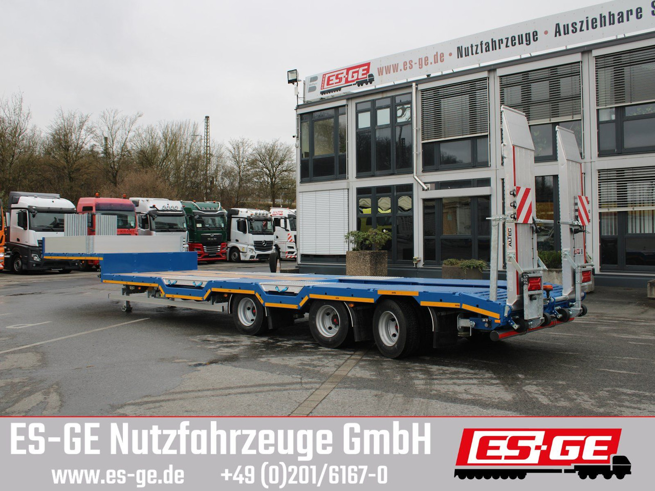 ES-GE 3-Achs-Satteltieflader - Radmulden - Lavloader semitrailer: bilde 1 ES-GE 3-Achs-Satteltieflader - Radmulden - Lavloader semitrailer: bilde 1