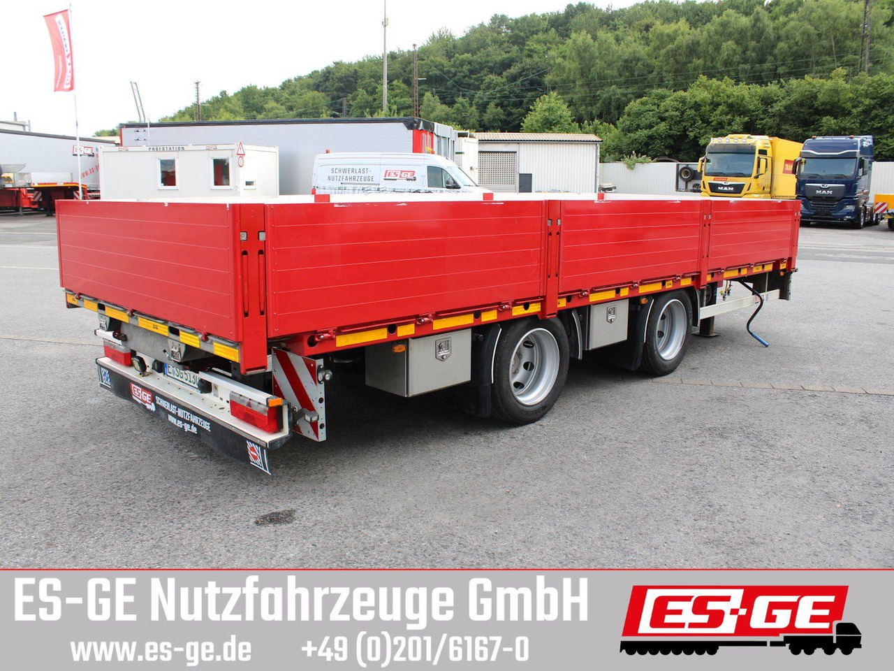 ES-GE Tandemanhänger - Containerverr. - Planhenger/ Flathenger: bilde 4 ES-GE Tandemanhänger - Containerverr. - Planhenger/ Flathenger: bilde 4