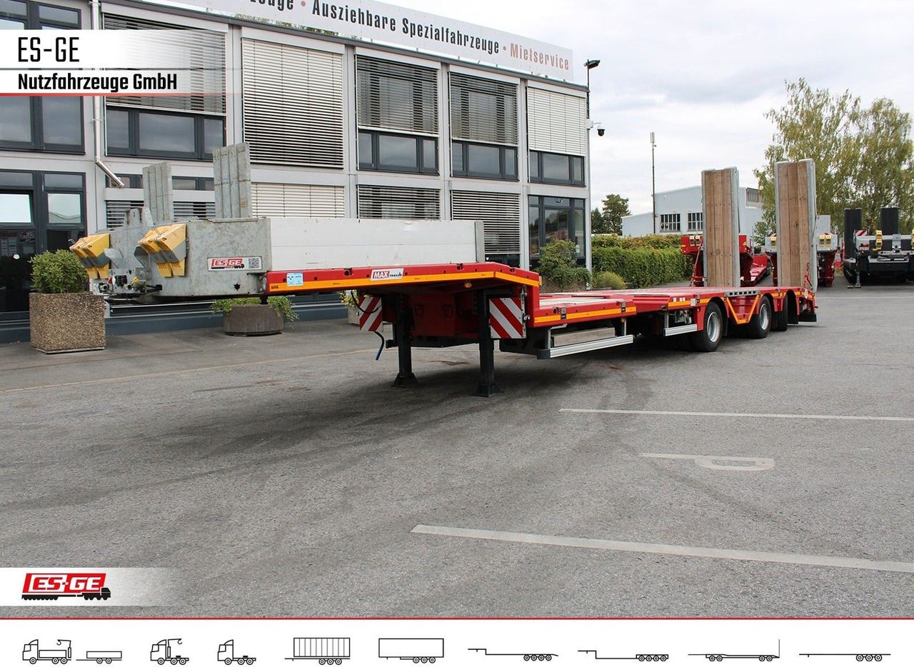 Faymonville MAX Trailer MAX100 Semi-Tieflader Radmulden - Lavloader semitrailer: bilde 1 Faymonville MAX Trailer MAX100 Semi-Tieflader Radmulden - Lavloader semitrailer: bilde 1