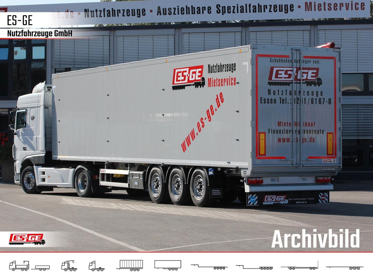 Knapen 3-Achs-Schubbodenauflieger 92m³ - Med walking floor semitrailer: bilde 2 Knapen 3-Achs-Schubbodenauflieger 92m³ - Med walking floor semitrailer: bilde 2