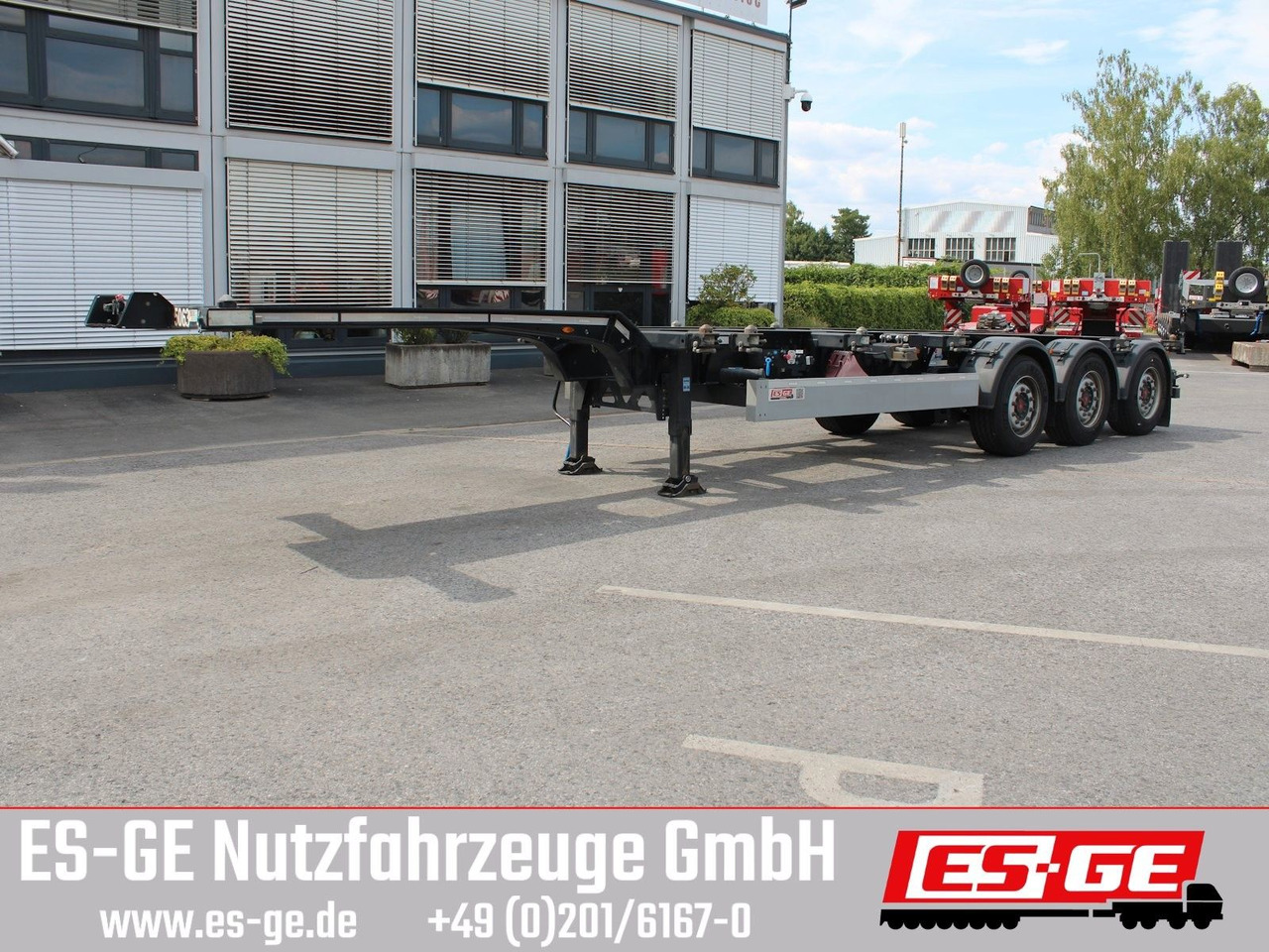 Kögel Port 40 simplex, pneumatischer Heckausschub - Container-transport/ Vekselflak semitrailer: bilde 2 Kögel Port 40 simplex, pneumatischer Heckausschub - Container-transport/ Vekselflak semitrailer: bilde 2