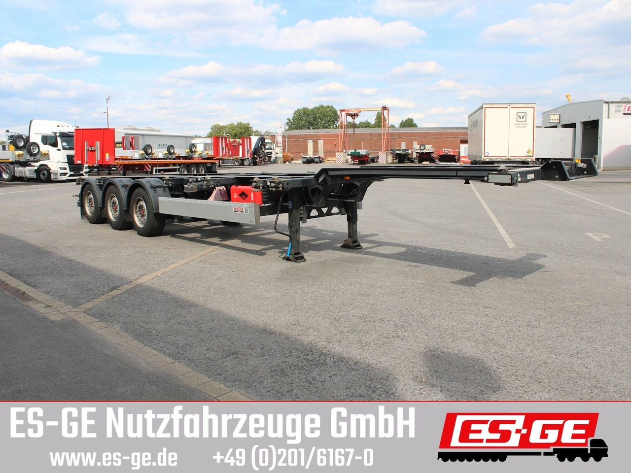 Kögel Port 40 simplex, pneumatischer Heckausschub - Container-transport/ Vekselflak semitrailer: bilde 4 Kögel Port 40 simplex, pneumatischer Heckausschub - Container-transport/ Vekselflak semitrailer: bilde 4