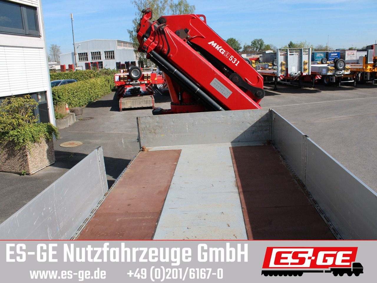 Mercedes-Benz 2546 L NR 6x2 Actros, Pritsche, MKG HLK 531 a5 - Planbil, Kranbil: bilde 2 Mercedes-Benz 2546 L NR 6x2 Actros, Pritsche, MKG HLK 531 a5 - Planbil, Kranbil: bilde 2