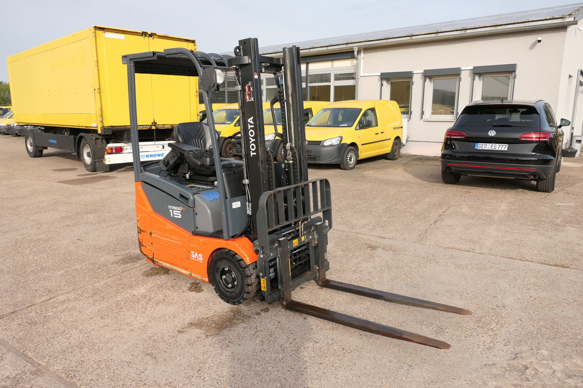 TOYOTA 7FBEST 15 3-Rad DUPLEX HUBHÖHE 3m - El-truck: bilde 1 TOYOTA 7FBEST 15 3-Rad DUPLEX HUBHÖHE 3m - El-truck: bilde 1