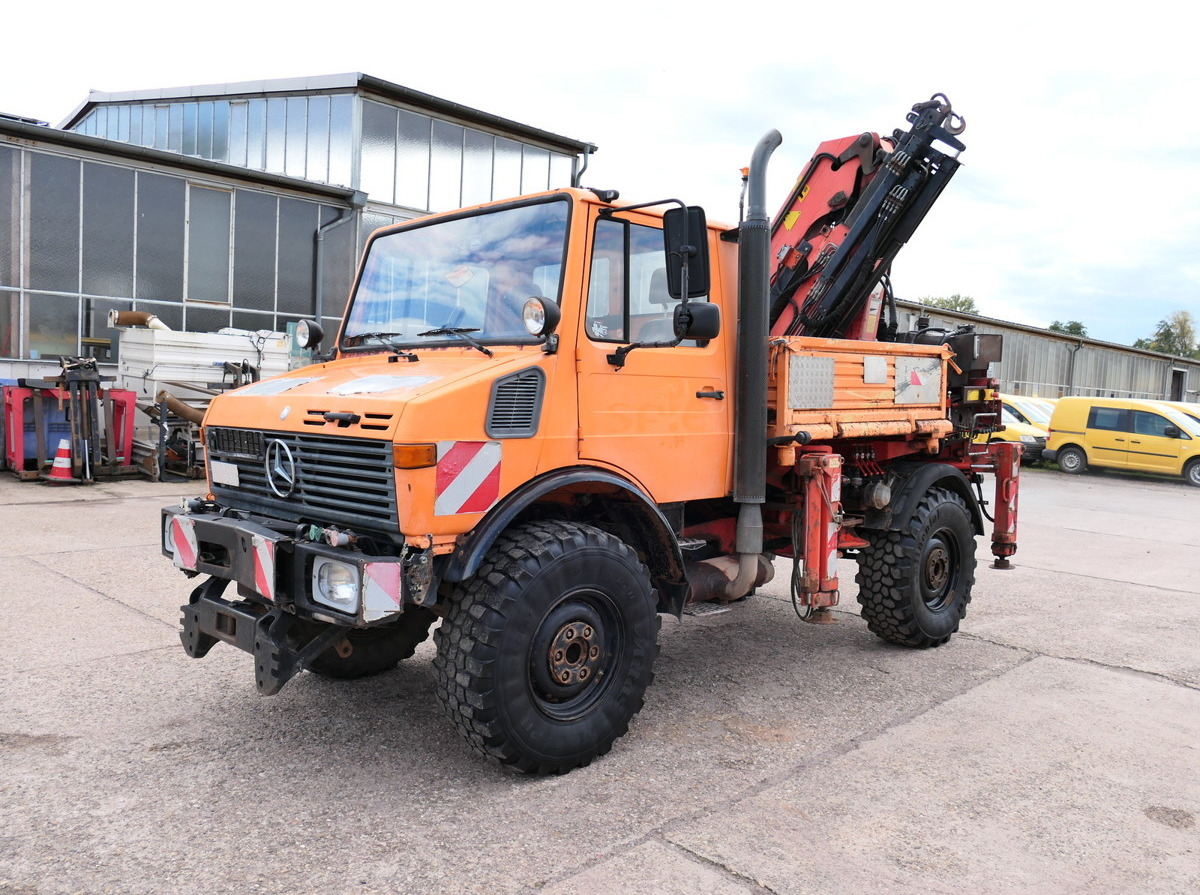 UNIMOG U1450 Palfinger PK 105B AHK STANDHEIZUNG - Planbil, Kranbil: bilde 3 UNIMOG U1450 Palfinger PK 105B AHK STANDHEIZUNG - Planbil, Kranbil: bilde 3