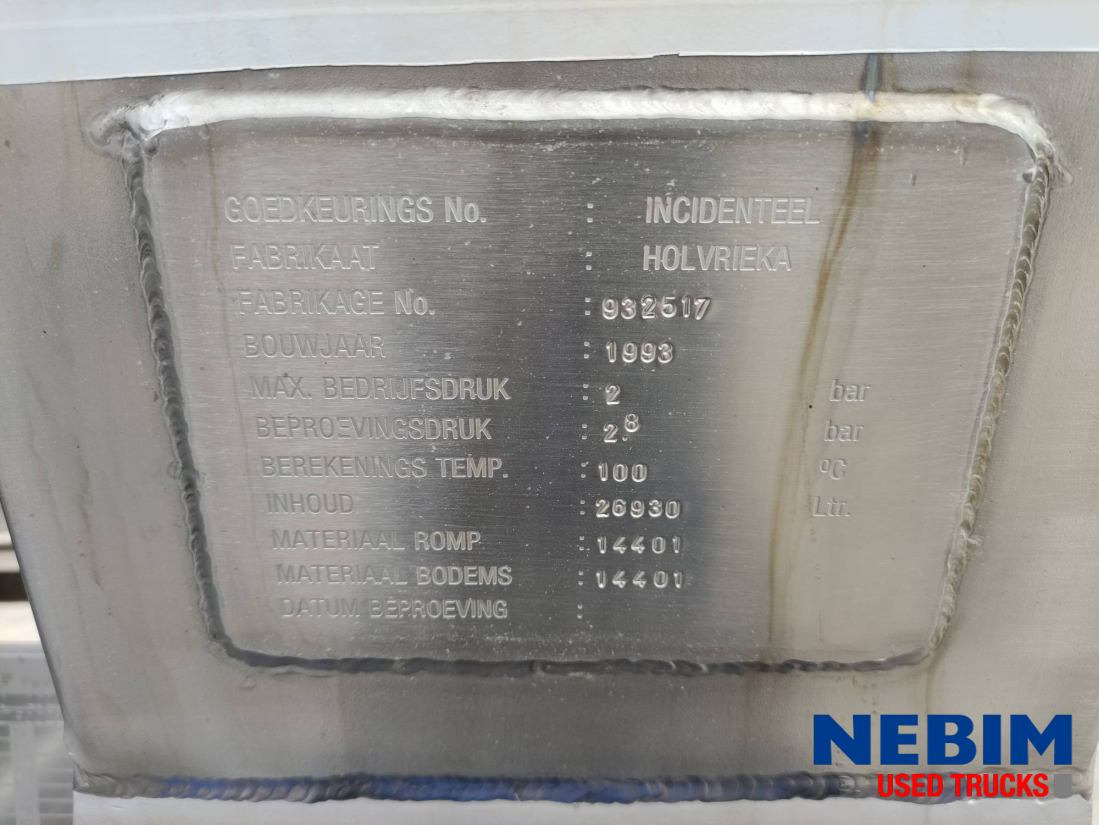 Burg Bpdo 12-27 Z - 26930Ltr  - Tanksemi: bilde 3 Burg Bpdo 12-27 Z - 26930Ltr  - Tanksemi: bilde 3