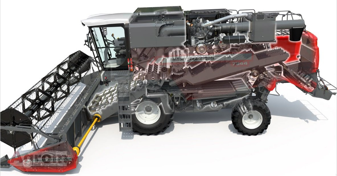 Massey Ferguson 7343 Activa MCS - Skurtresker: bilde 3 Massey Ferguson 7343 Activa MCS - Skurtresker: bilde 3