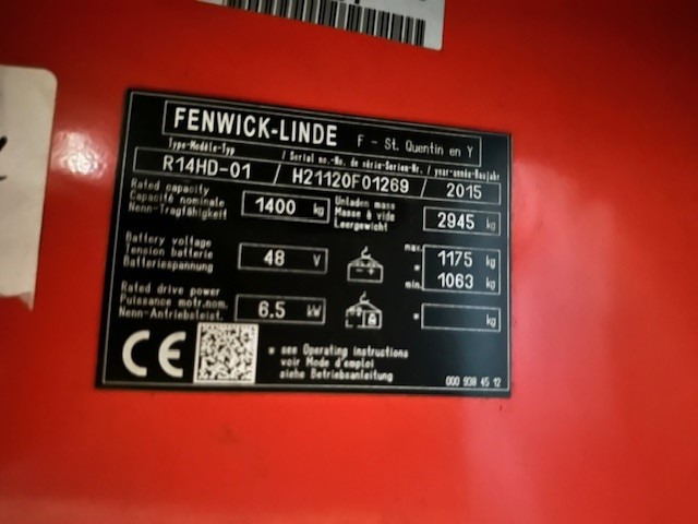 LINDE R-14-HD-01 - Reachtruck: bilde 2 LINDE R-14-HD-01 - Reachtruck: bilde 2