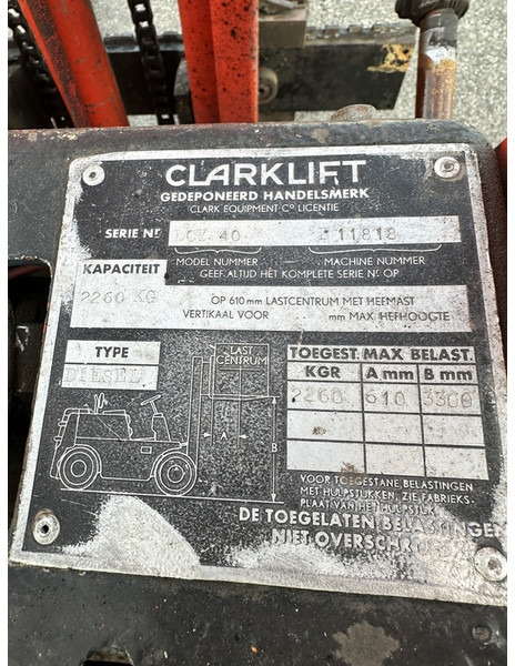 Clark DCY 40 - Dieseltruck: bilde 5 Clark DCY 40 - Dieseltruck: bilde 5