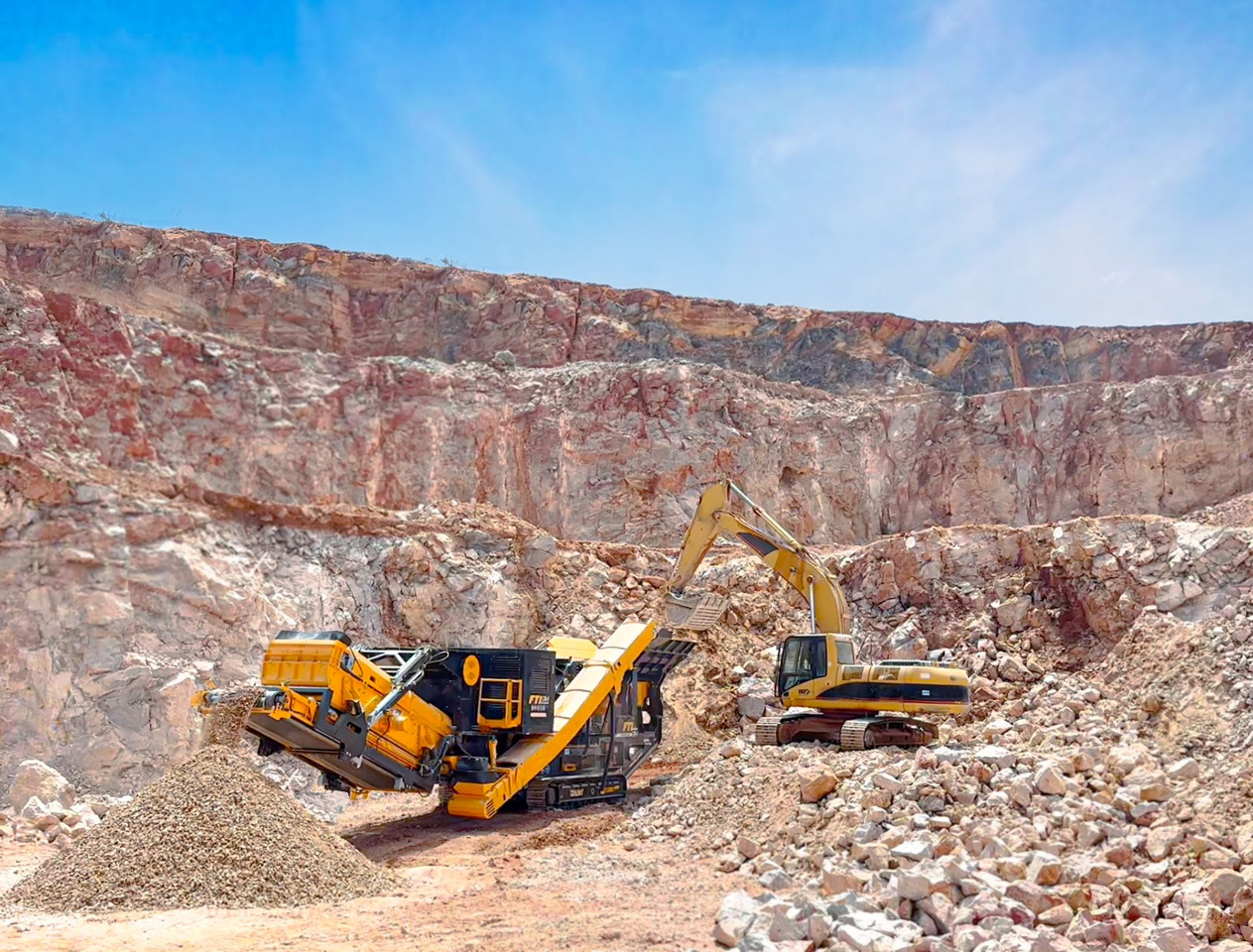 FABO Mobile crusher - Mobilt knuseverk: bilde 4 FABO Mobile crusher - Mobilt knuseverk: bilde 4