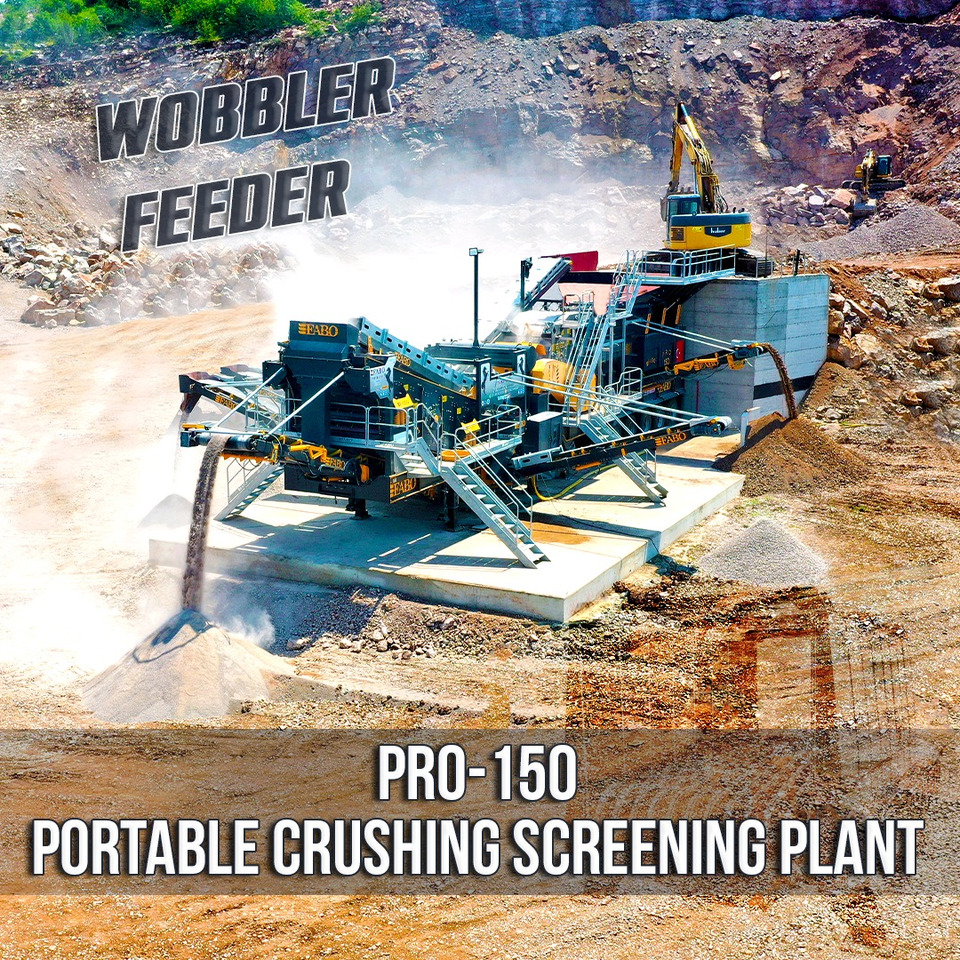 Ny Mobilt knuseverk FABO PRO-150 MOBILE CRUSHER WITH WOBBLER SYSTEM: bilde 1