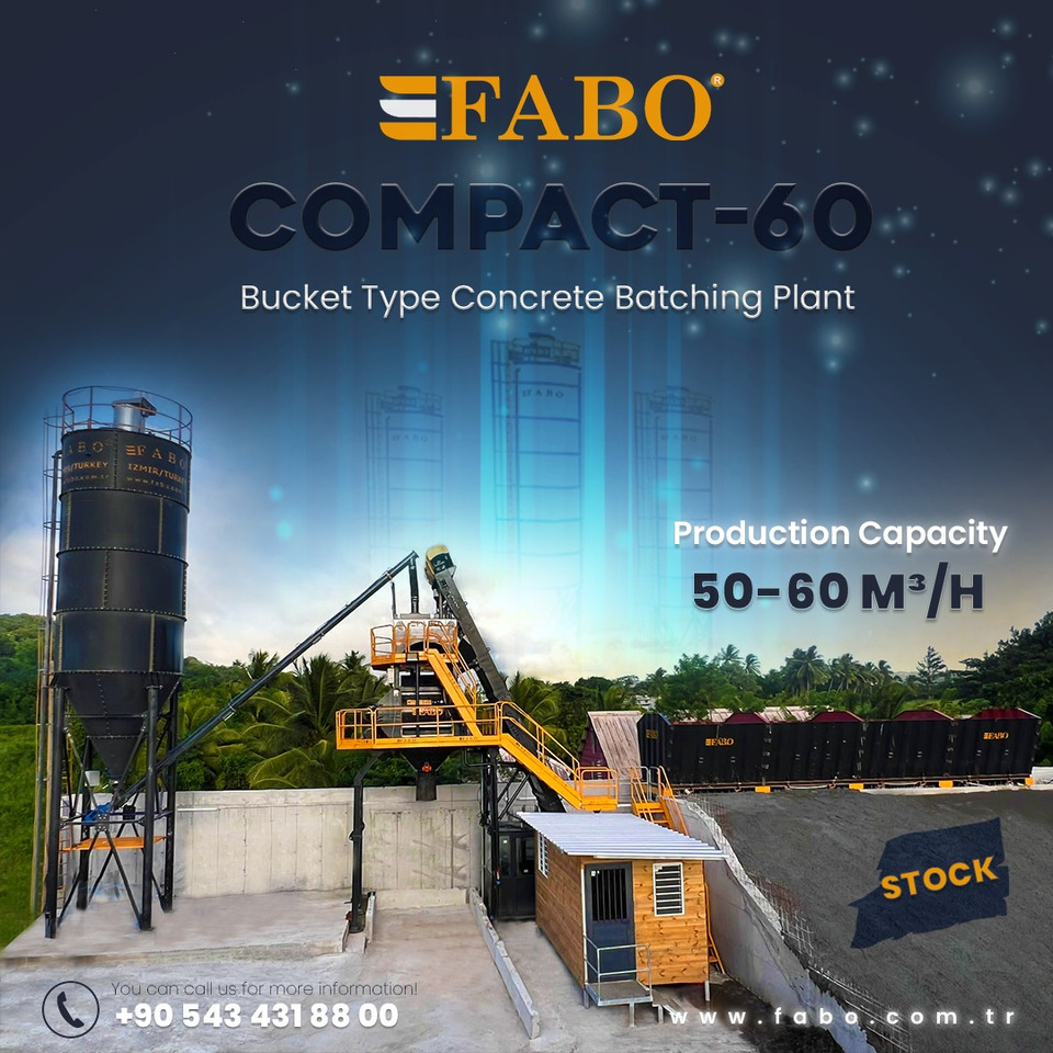 FABO compact concrete plant - Betongfabrikk: bilde 1 FABO compact concrete plant - Betongfabrikk: bilde 1
