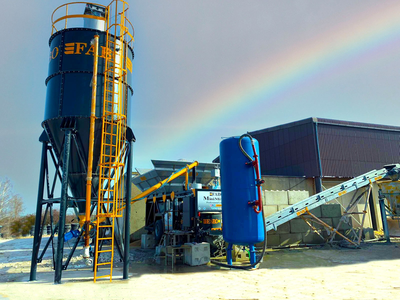 FABO mobile concrete batching plant - Betongfabrikk: bilde 2 FABO mobile concrete batching plant - Betongfabrikk: bilde 2