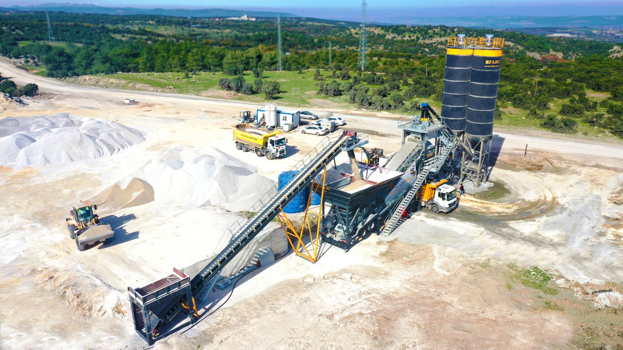 FABO mobile concrete batching plant - Betongfabrikk: bilde 1 FABO mobile concrete batching plant - Betongfabrikk: bilde 1