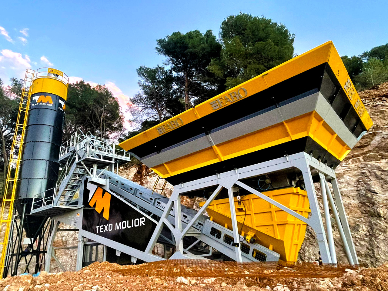 FABO mobile concrete batching plant - Betongfabrikk: bilde 4 FABO mobile concrete batching plant - Betongfabrikk: bilde 4