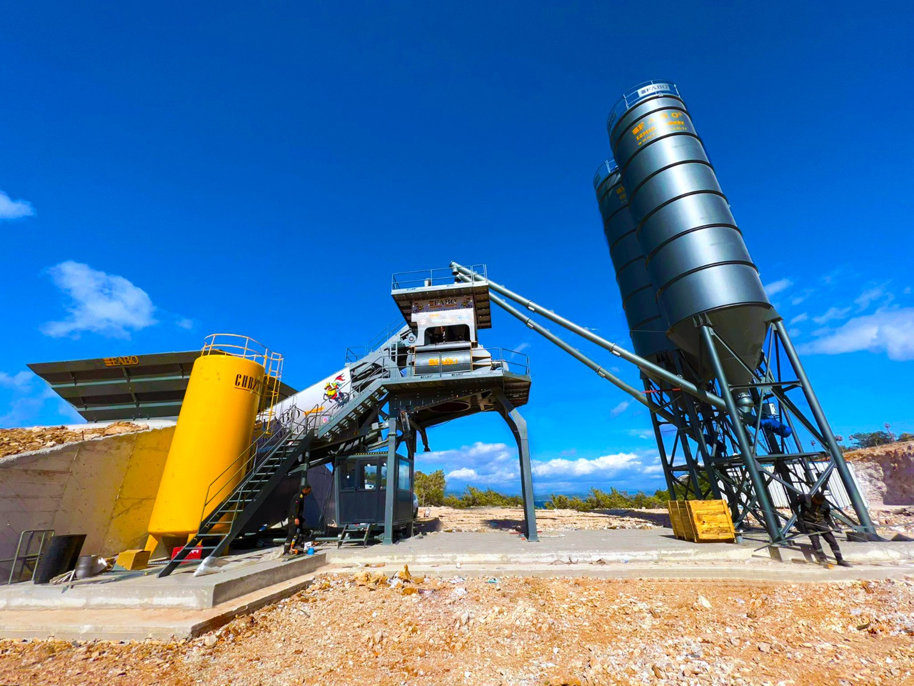 FABO mobile concrete batching plant - Betongfabrikk: bilde 3 FABO mobile concrete batching plant - Betongfabrikk: bilde 3