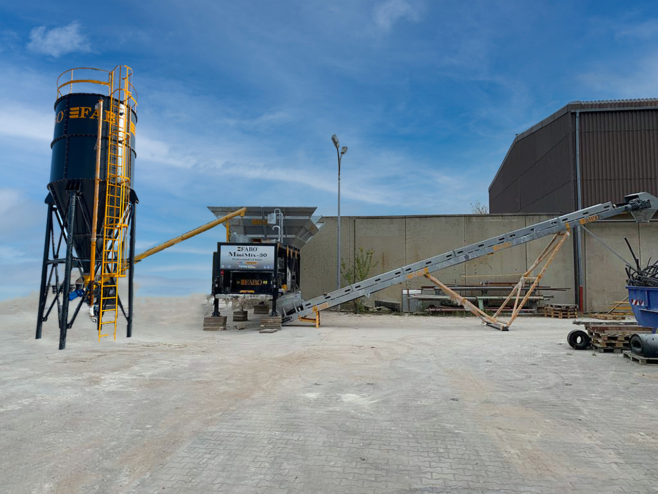 FABO mobile concrete batching plant - Betongfabrikk: bilde 1 FABO mobile concrete batching plant - Betongfabrikk: bilde 1
