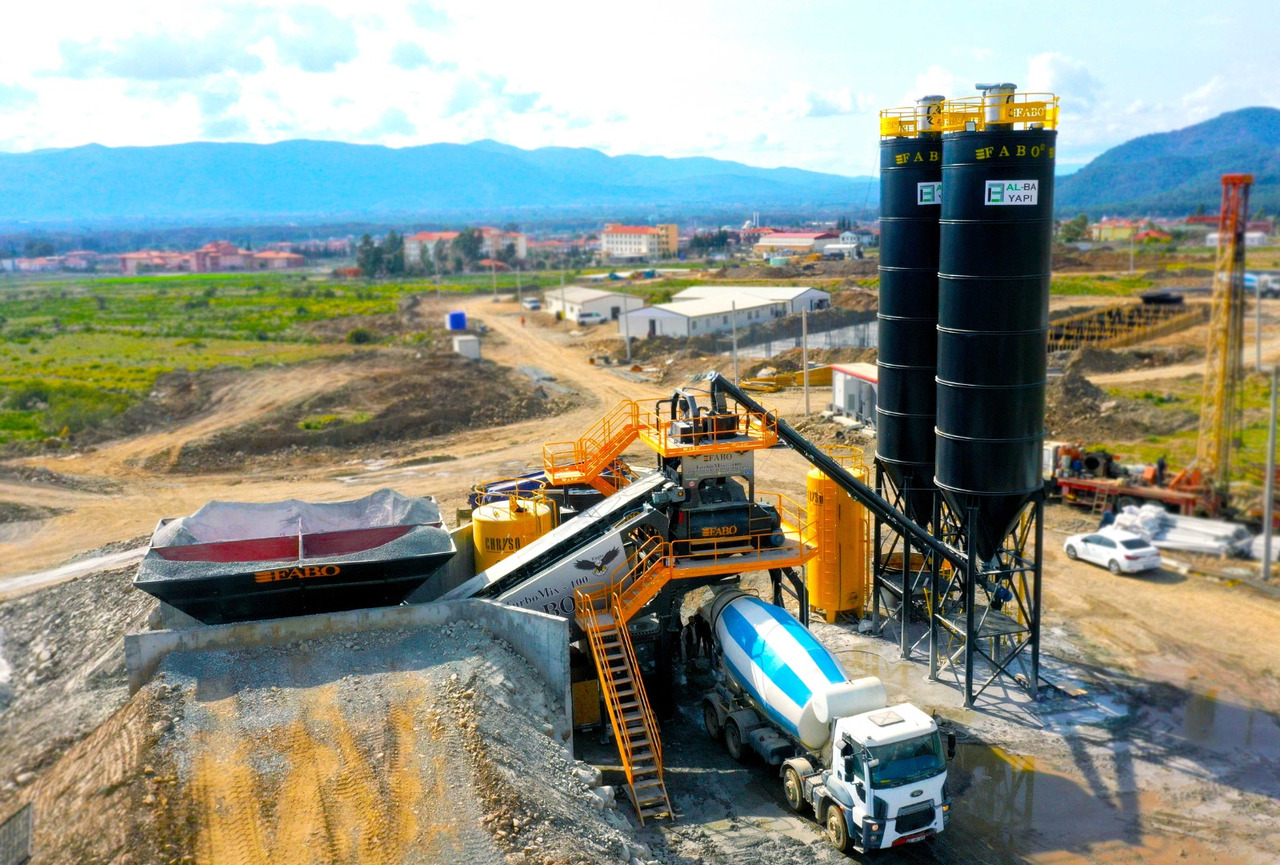 FABO mobile concrete batching plant - Betongfabrikk: bilde 3 FABO mobile concrete batching plant - Betongfabrikk: bilde 3