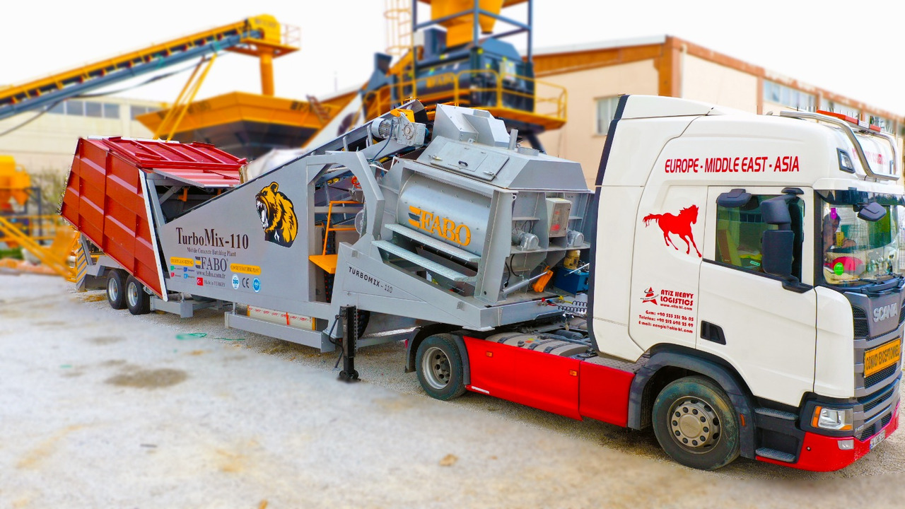 FABO mobile concrete batching plant - Betongfabrikk: bilde 4 FABO mobile concrete batching plant - Betongfabrikk: bilde 4