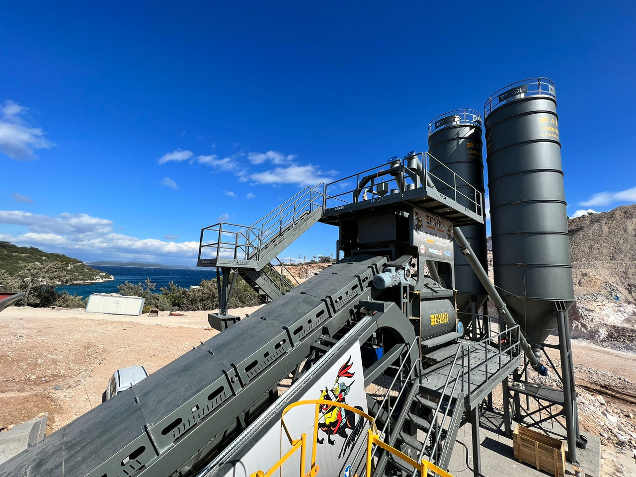 FABO mobile concrete batching plant - Betongfabrikk: bilde 4 FABO mobile concrete batching plant - Betongfabrikk: bilde 4