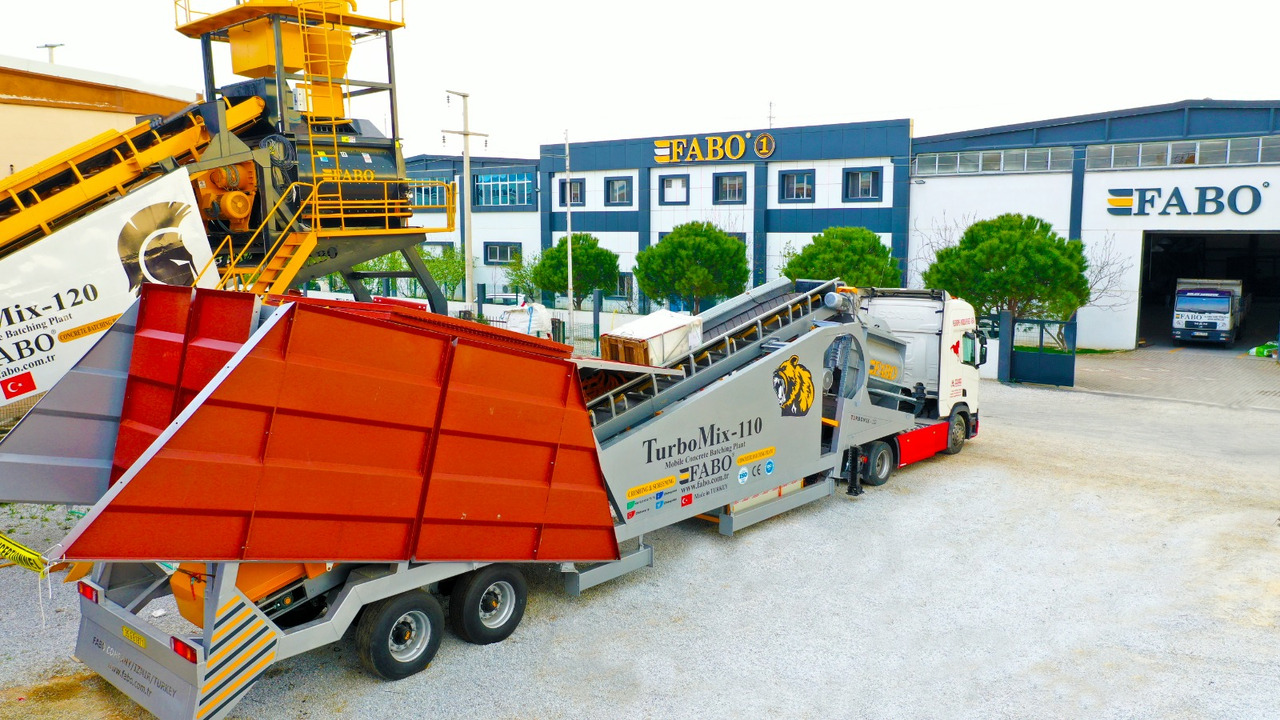 FABO mobile concrete batching plant - Betongfabrikk: bilde 1 FABO mobile concrete batching plant - Betongfabrikk: bilde 1