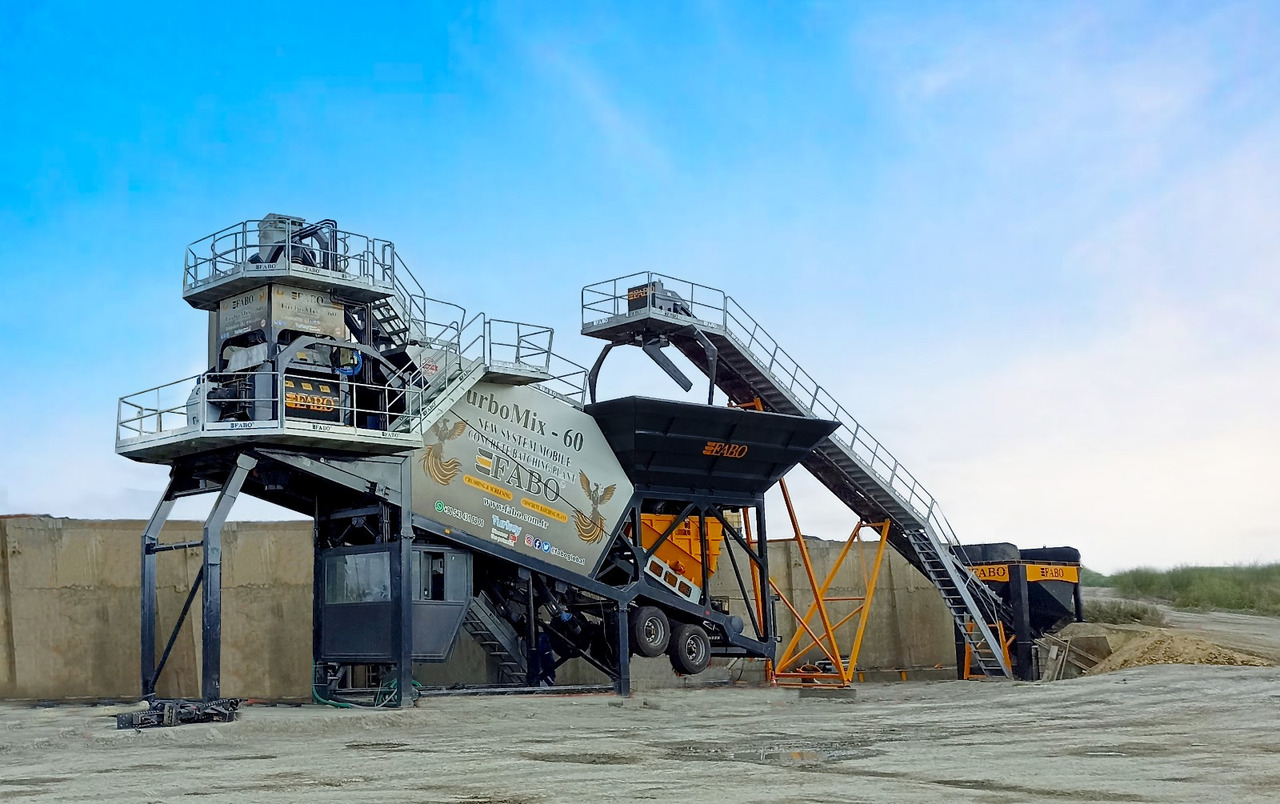 FABO mobile concrete batching plant - Betongfabrikk: bilde 1 FABO mobile concrete batching plant - Betongfabrikk: bilde 1