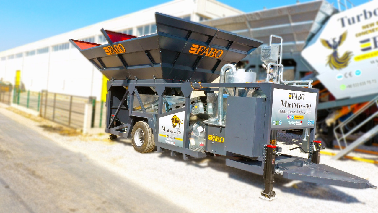 FABO mobile concrete batching plant - Betongfabrikk: bilde 1 FABO mobile concrete batching plant - Betongfabrikk: bilde 1
