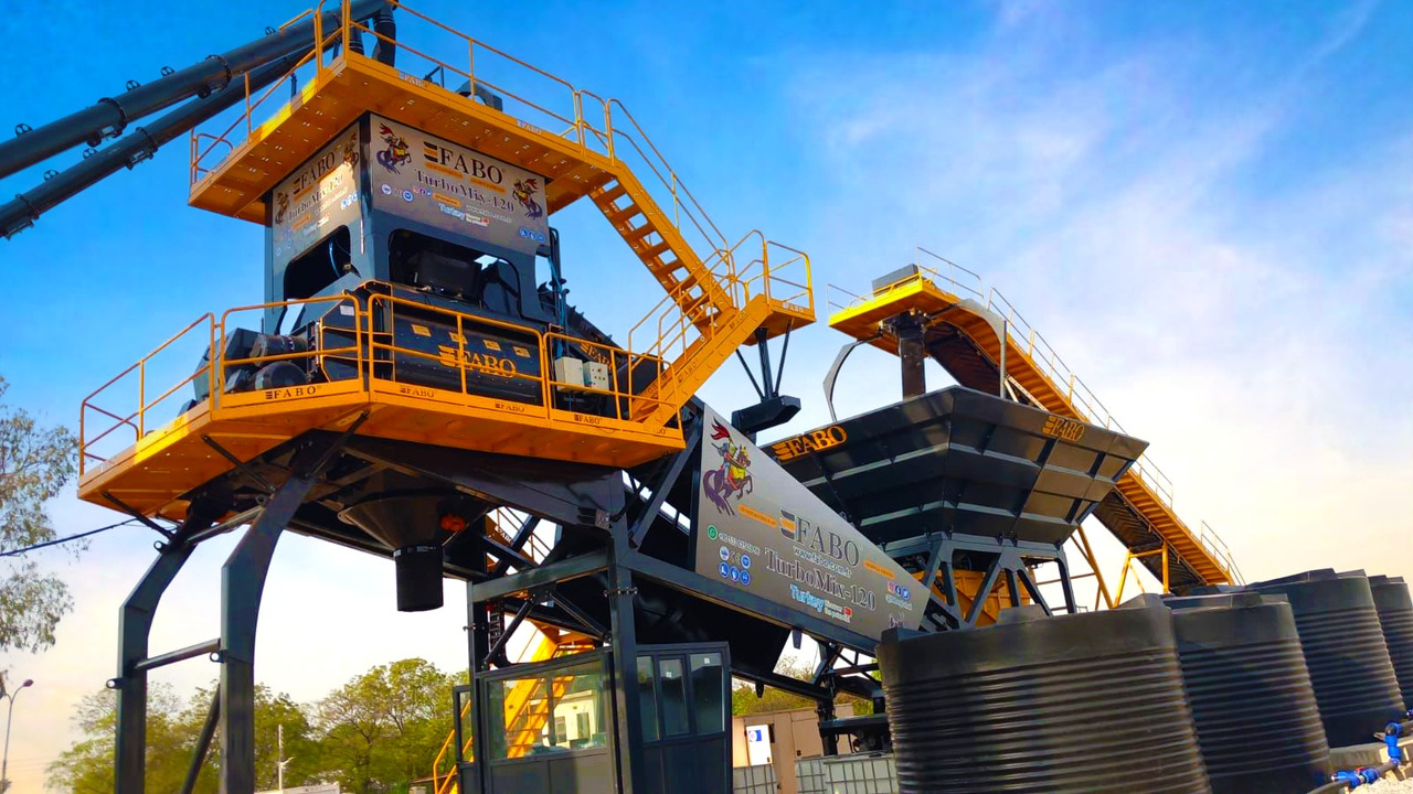 FABO mobile concrete batching plant - Betongfabrikk: bilde 3 FABO mobile concrete batching plant - Betongfabrikk: bilde 3