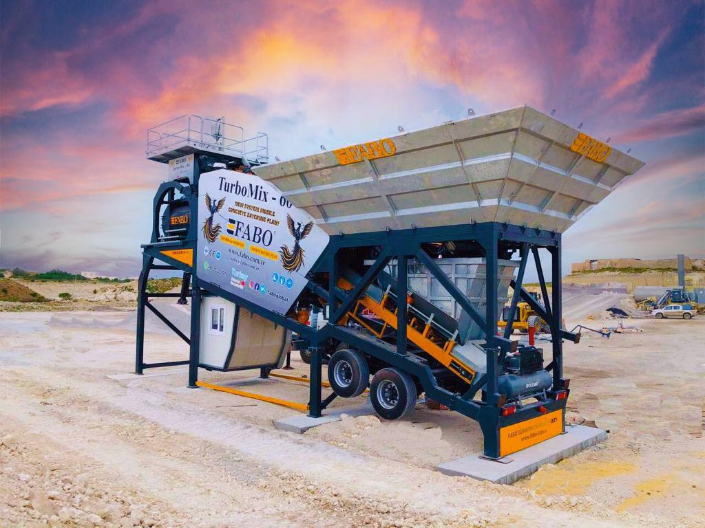 FABO mobile concrete batching plant - Betongfabrikk: bilde 4 FABO mobile concrete batching plant - Betongfabrikk: bilde 4