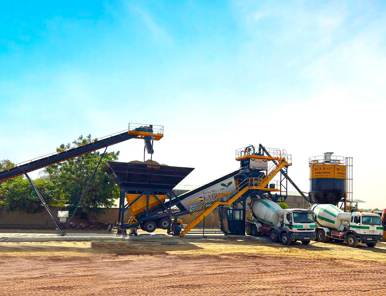 FABO mobile concrete batching plant - Betongfabrikk: bilde 2 FABO mobile concrete batching plant - Betongfabrikk: bilde 2
