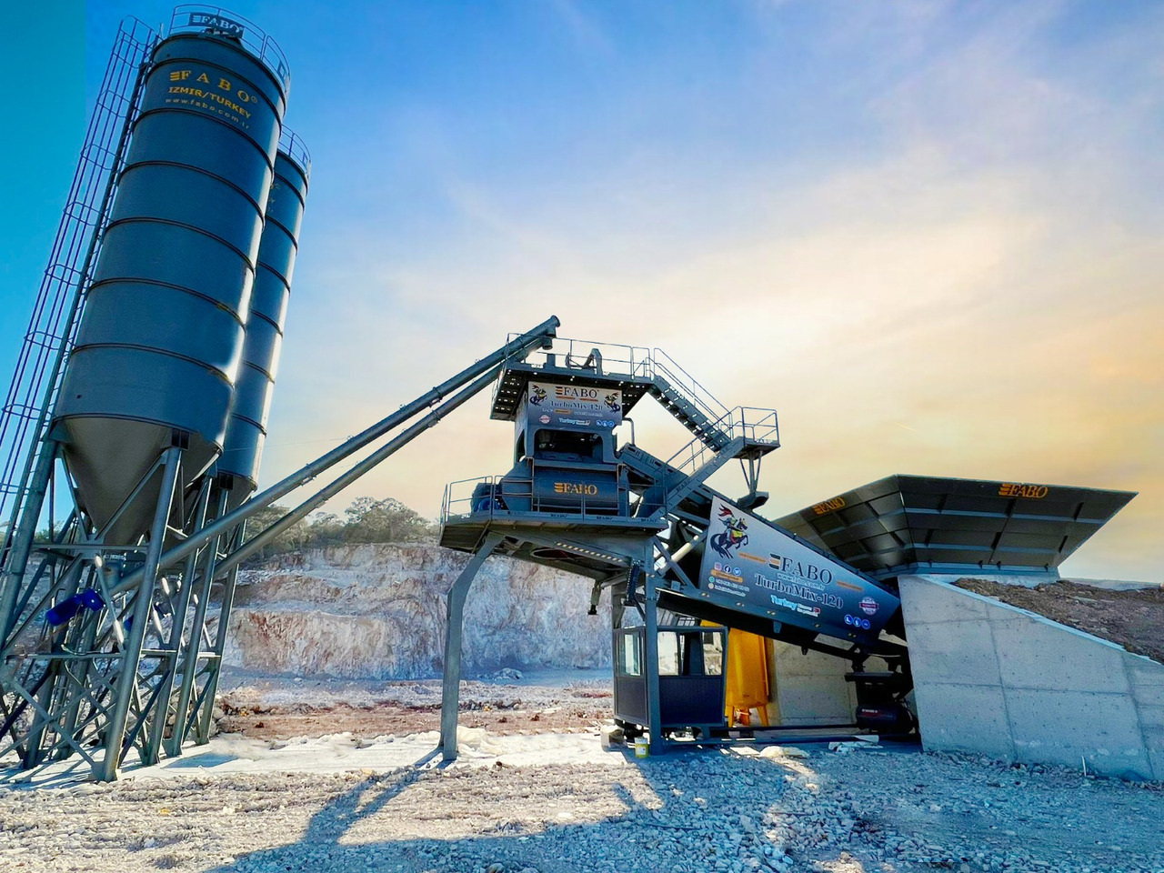 FABO mobile concrete batching plant - Betongfabrikk: bilde 1 FABO mobile concrete batching plant - Betongfabrikk: bilde 1