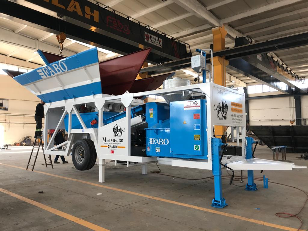 FABO mobile concrete batching plant - Betongfabrikk: bilde 2 FABO mobile concrete batching plant - Betongfabrikk: bilde 2