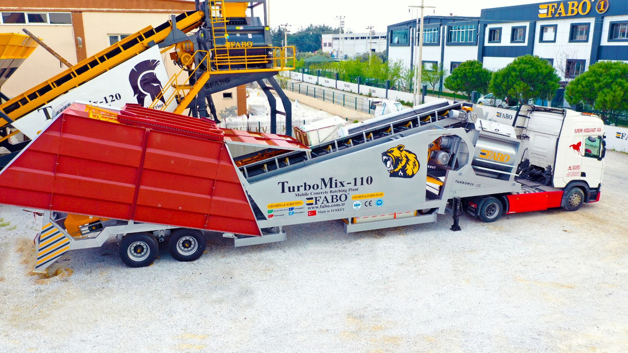 FABO mobile concrete batching plant - Betongfabrikk: bilde 2 FABO mobile concrete batching plant - Betongfabrikk: bilde 2