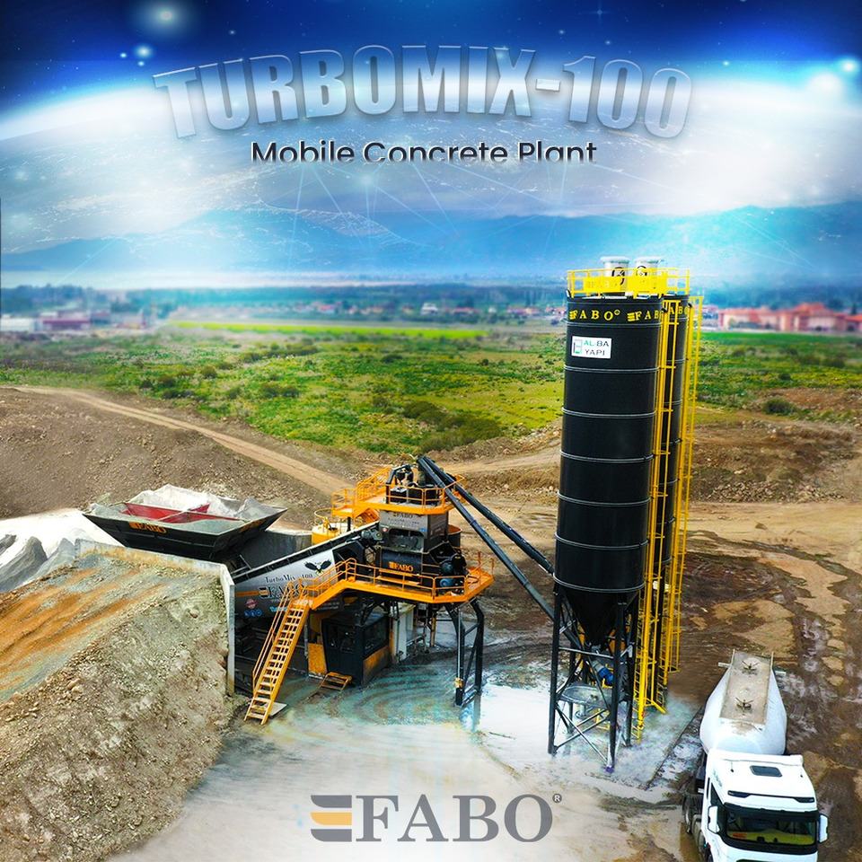 FABO mobile concrete batching plant - Betongfabrikk: bilde 1 FABO mobile concrete batching plant - Betongfabrikk: bilde 1