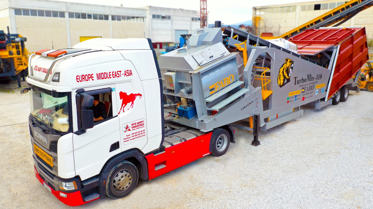 FABO mobile concrete batching plant - Betongfabrikk: bilde 3 FABO mobile concrete batching plant - Betongfabrikk: bilde 3