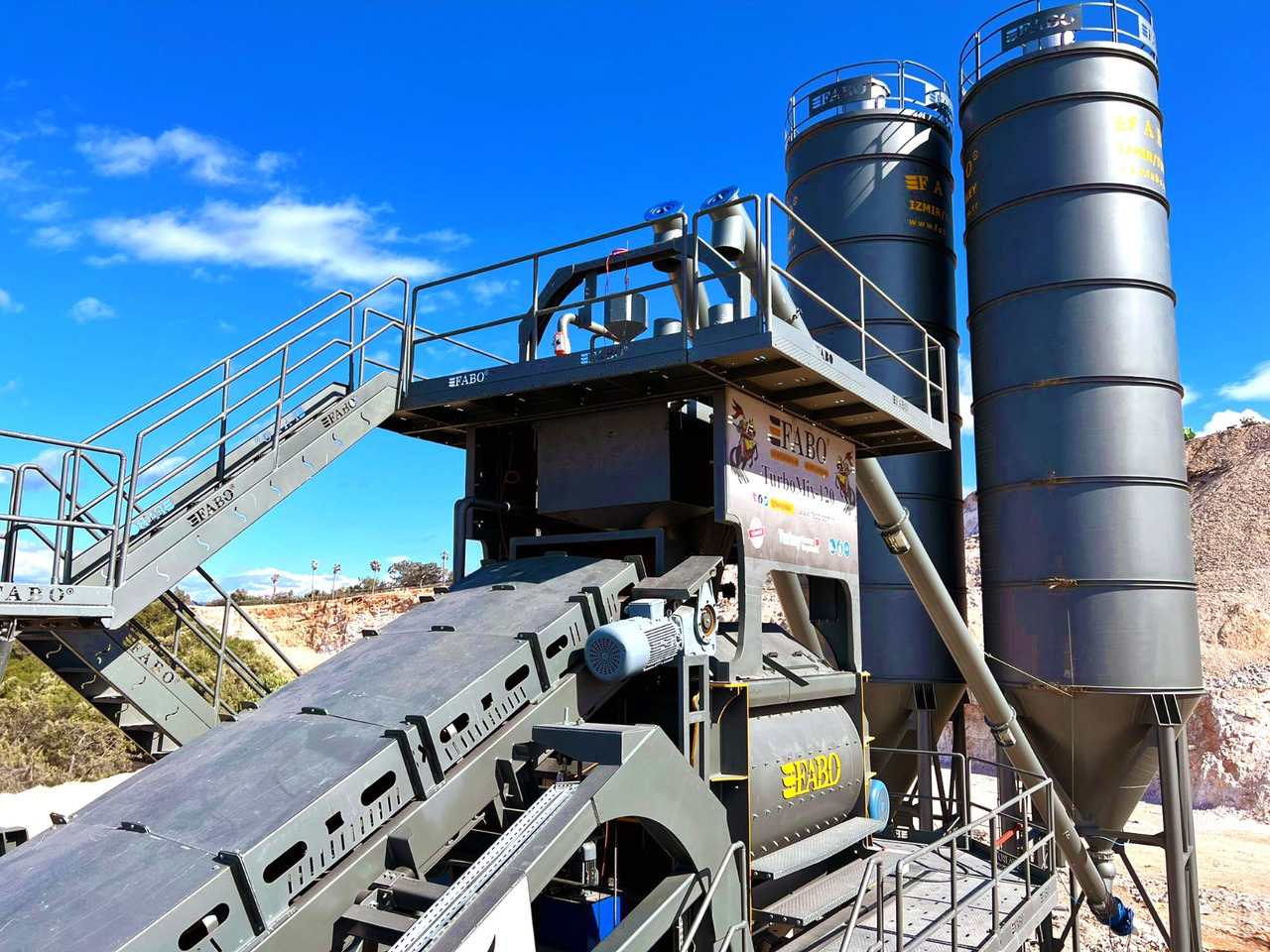FABO mobile concrete batching plant - Betongfabrikk: bilde 5 FABO mobile concrete batching plant - Betongfabrikk: bilde 5