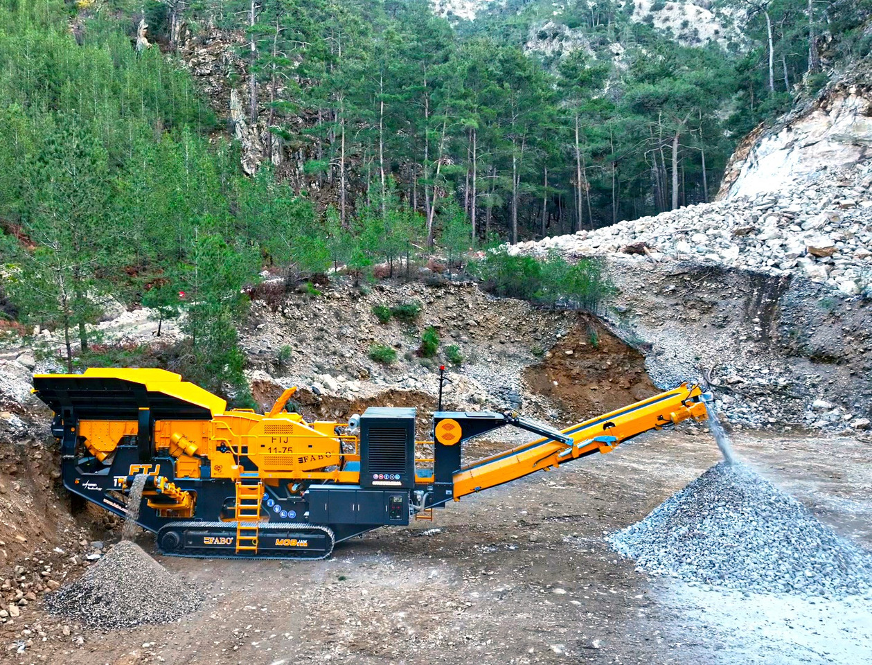 FABO mobile jaw crusher - Kjeftknuser: bilde 2 FABO mobile jaw crusher - Kjeftknuser: bilde 2
