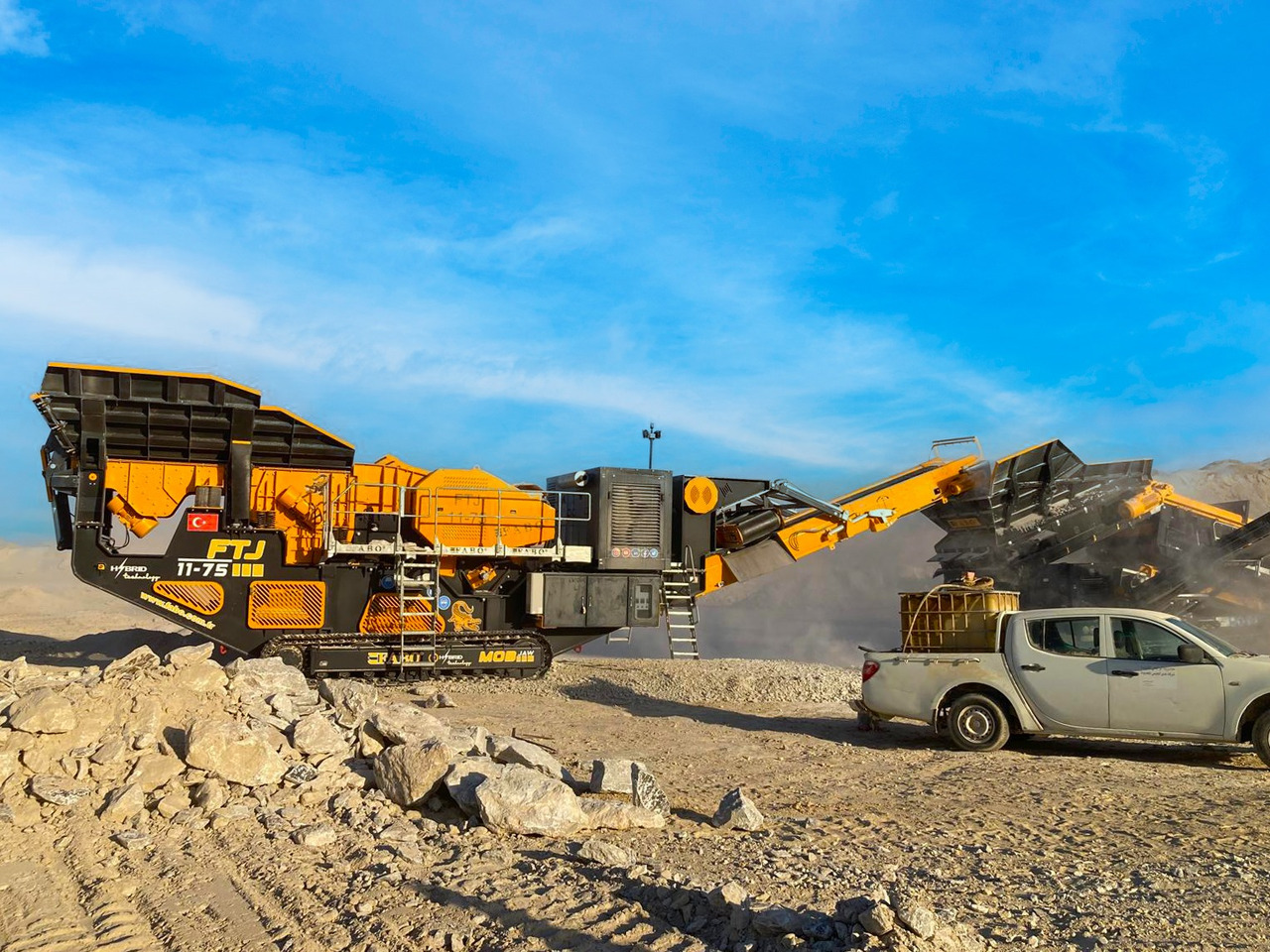 FABO mobile jaw crusher - Kjeftknuser: bilde 3 FABO mobile jaw crusher - Kjeftknuser: bilde 3