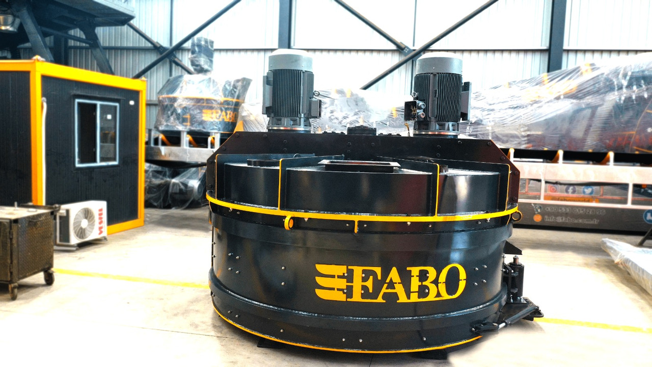 FABO twin shaft mixer - Betongblander: bilde 2 FABO twin shaft mixer - Betongblander: bilde 2