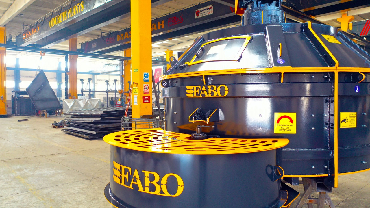 FABO twin shaft mixer - Betongblander: bilde 1 FABO twin shaft mixer - Betongblander: bilde 1